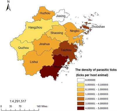 The ecological and etiological investigation of ticks and rodents in China: results from an ongoing surveillance study in Zhejiang Province